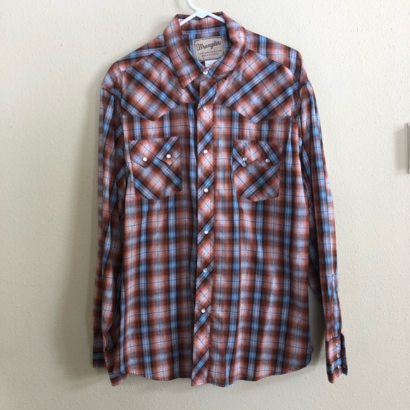 Wrangler Other - Wrangler Pearl Snap Long Sleeve